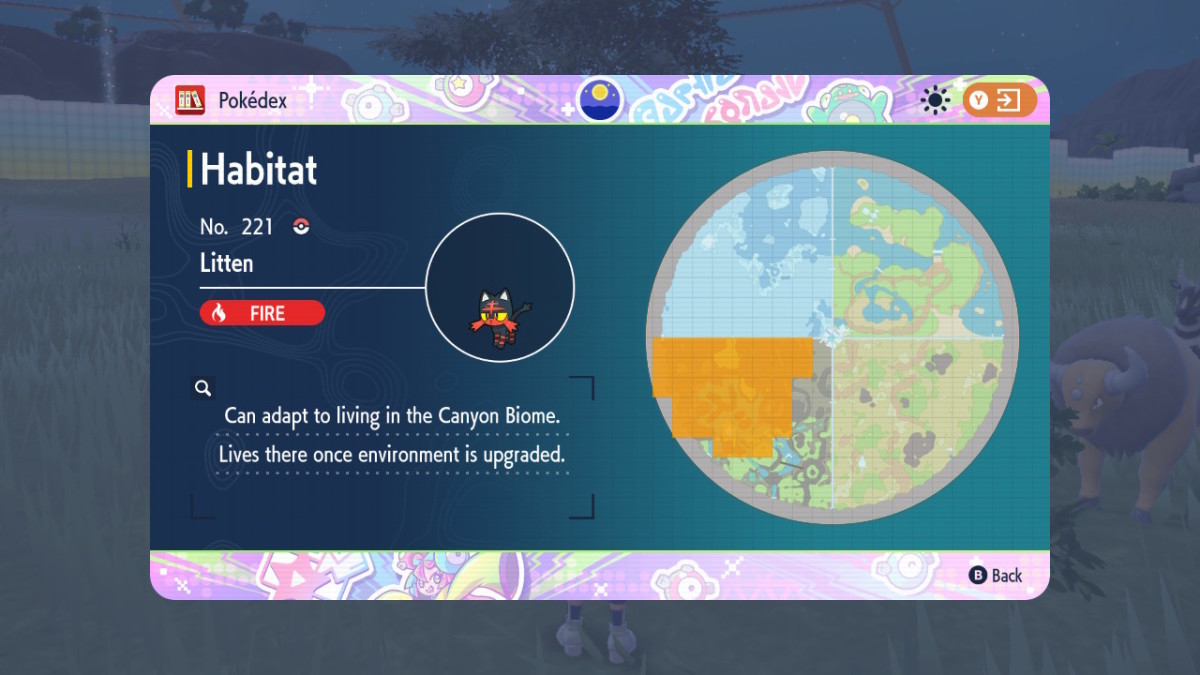Pokemon SV DLC Litten location